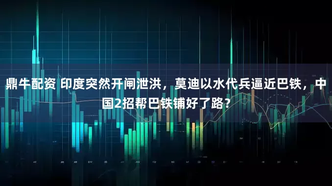 鼎牛配资 印度突然开闸泄洪，莫迪以水代兵逼近巴铁，中国2招帮巴铁铺好了路？